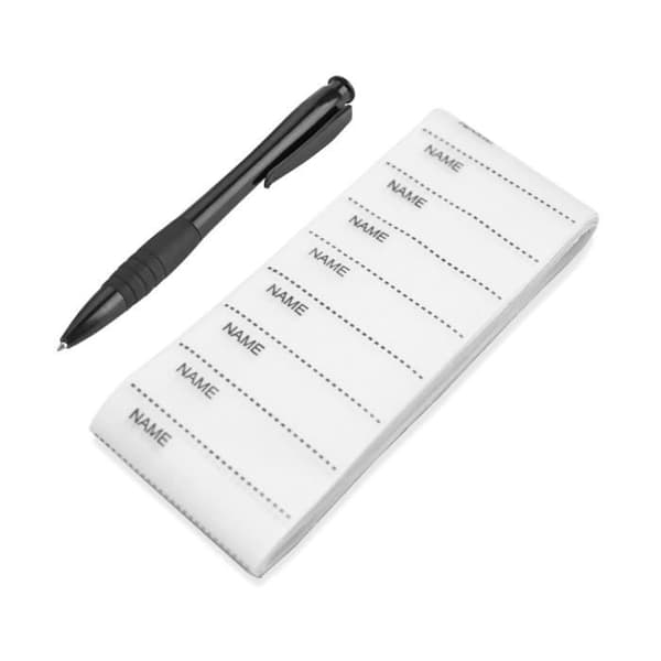 Klesmerker - 200 stk - Strykemerker - Kan tilpasses - For barn og uniformer