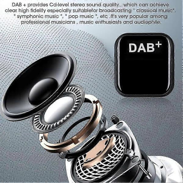 DAB+ Antenne for Android Bilradio med USB-adapter GPS Stereo Mottaker