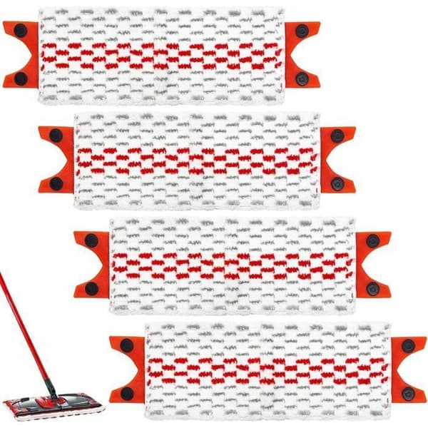 Pakke med 4 udskiftelige mikrofiber moppehoveder til Vileda Ultramax/UltraMax Plus moppe.
