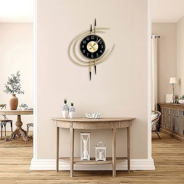 Väggklocka - 54 cm - Tyst - Metall - Modern design