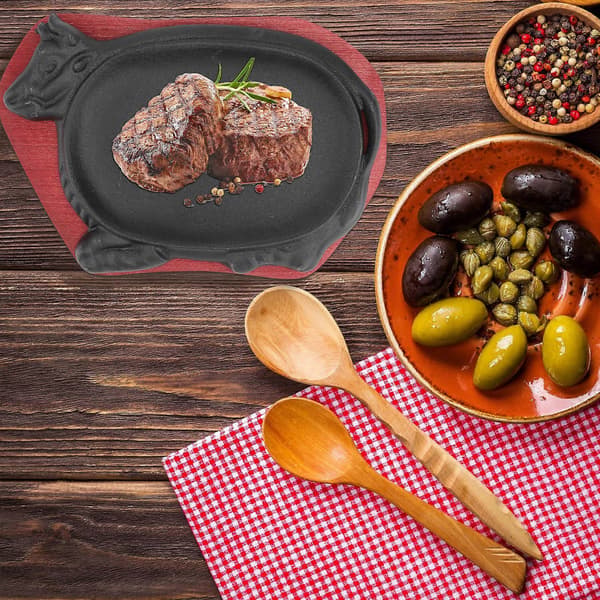 Rostningsform Non-Stick Panna för Matlagning 1 st Järn och Trämaterial