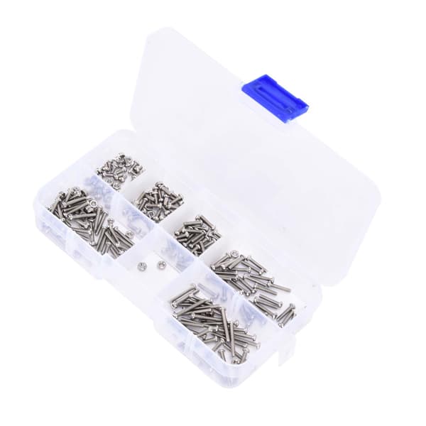 230 Pcs. M2 Stainless Steel Screw Nut Combination Set Small Volume Tool Accessories