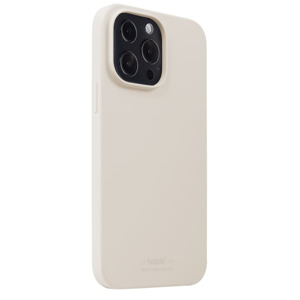 holdit iPhone 13 Pro Deksel Silikon Kokosmelk Beige, Vit Silikon