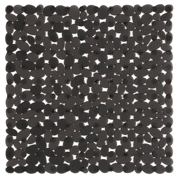 Kvadratisk Pebble Duschmatta - halkfri anti-form badmatta - 53x53 CM