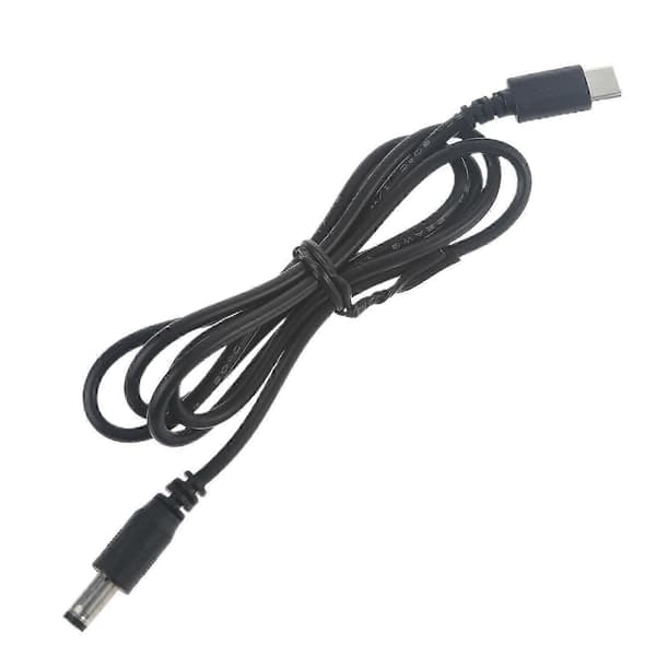 98 cm længde USB C/Type-C PD til 12V 5.5x2.1mm strømkabelkonverterledning til LED-lys bærbar computer Type-C PD Trigger Cord Edition 0830 5 5