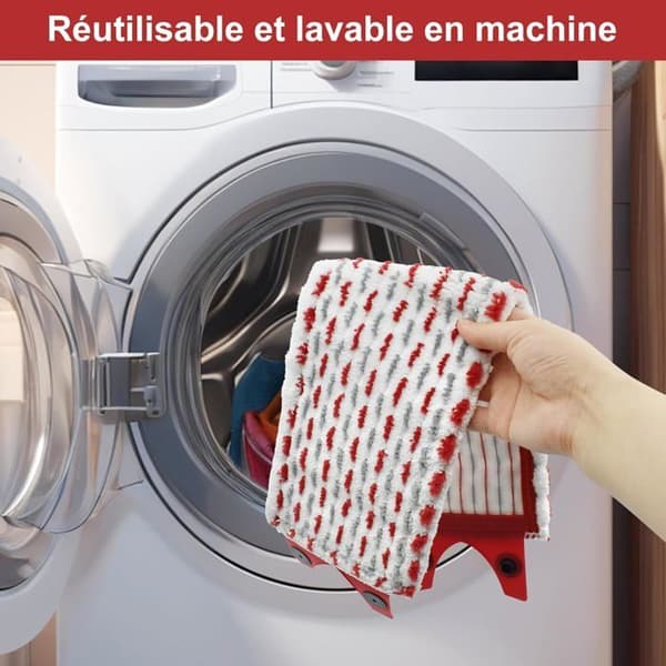 5 stk. til Vileda UltraMax XL Moppe Genopfyldningssæt, Ultrastort Mikrofiber Moppepudebetræk