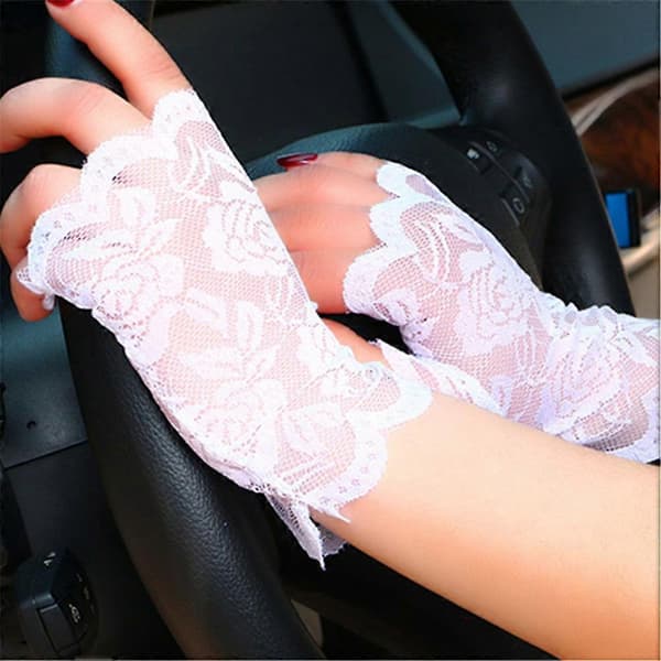 Handskar utan fingertoppar Kvinnor Elegant stil Utomhusaktiviteter 3 par