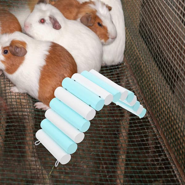Træ hamsterstigelegetøj til kæledyrsklatring multifunktionelt lille dyr