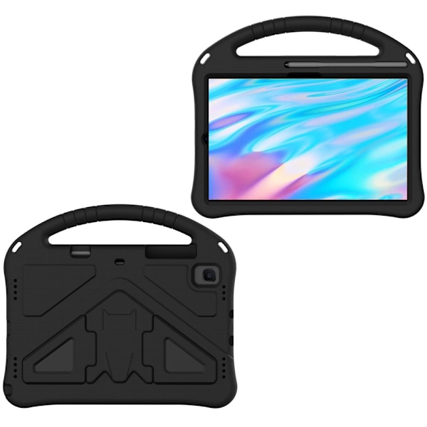 SKALO Samsung Tab S6 Lite lasten suojakotelo kahvalla ja jalustalla - Musta Black Svart