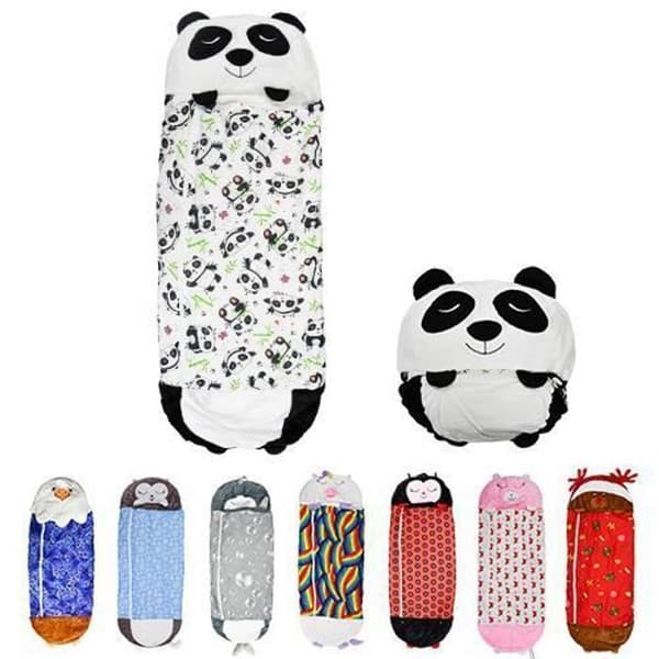 Sovsäck - JRING - Panda - 160x60 cm - Supermjuk - Bekväm för barn