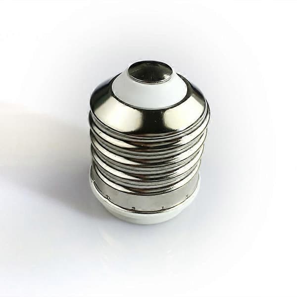 4x fatningsadapter - E40 til E27 fatningskonverter - E27 base lampeholderadapter til halogen LED-pære