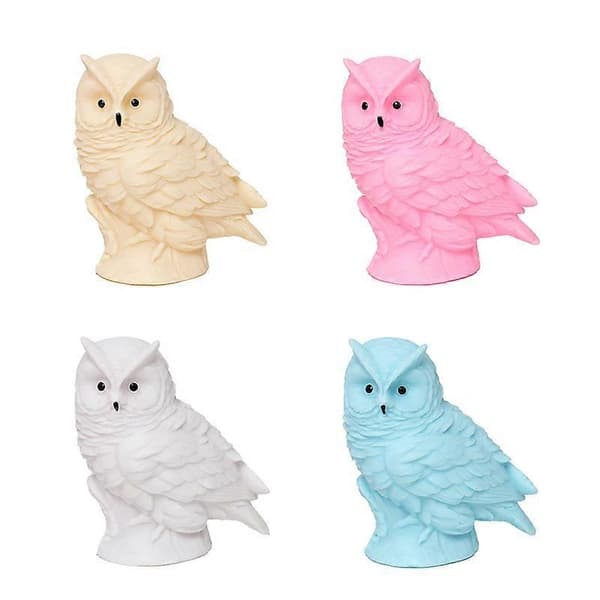 Sød Kat Ugle Lampe Cool Æstetisk Natlampe