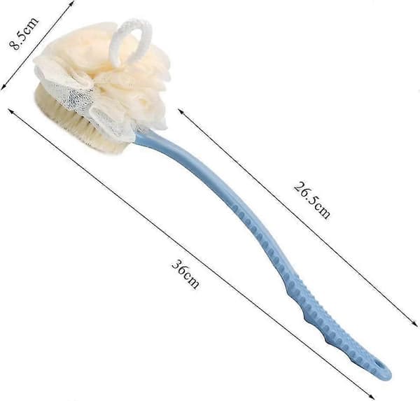Ryggskrubber Kroppsbørste Loofah Tørrbørsting