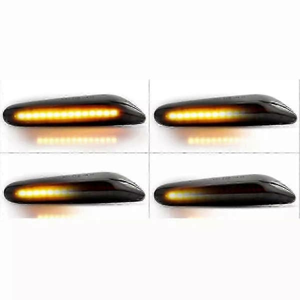 Dynamiska Sekventiella LED-blinkers sidomarkeringsljus för BMW E46 E36 E60 E61 E90 Edition 0816 5 5