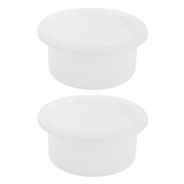 Silikonvaxsmältningsfoder 2-pack för ljusvärmare Aromaterapitillbehör för hem och kontor