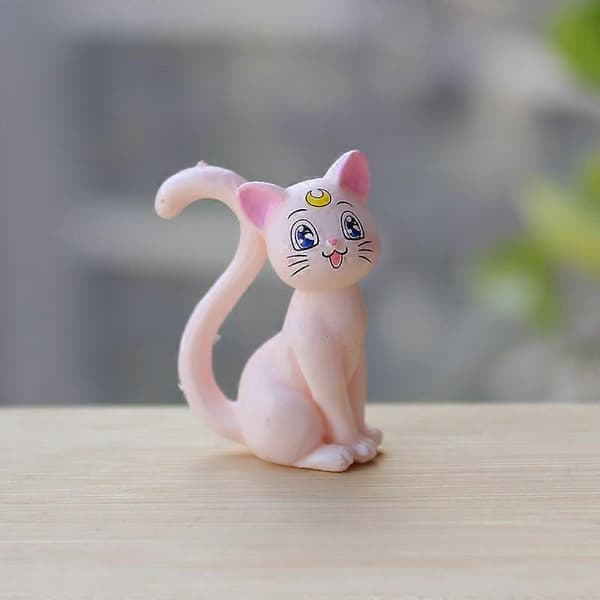 20 st minikatter, mikro, söt trädgårdsprydnad