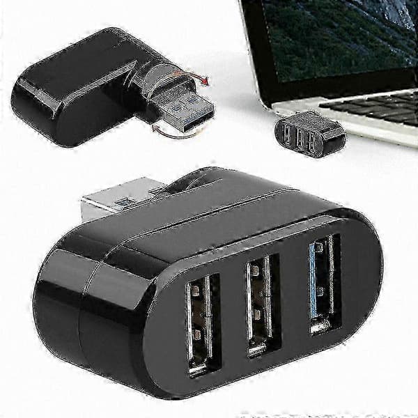 3-portars USB 3.0 Multi Hub-adapter för förbättrad anslutning