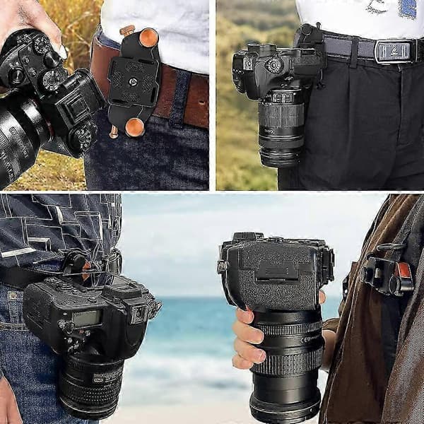 Kamerabælte Spænde Quick Release Kamerabælte DSLR Kameramontering Orange