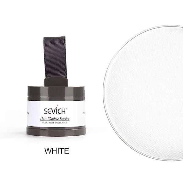 Sevich vattenfast hårpulver Concealer Root Touch Up Volymgivande cover upp en vit White