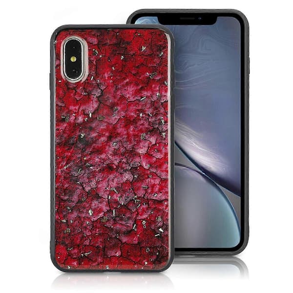 Rødt dobbeltlags TPU-deksel til iPhone X XS Full dekning Fallbeskyttelse