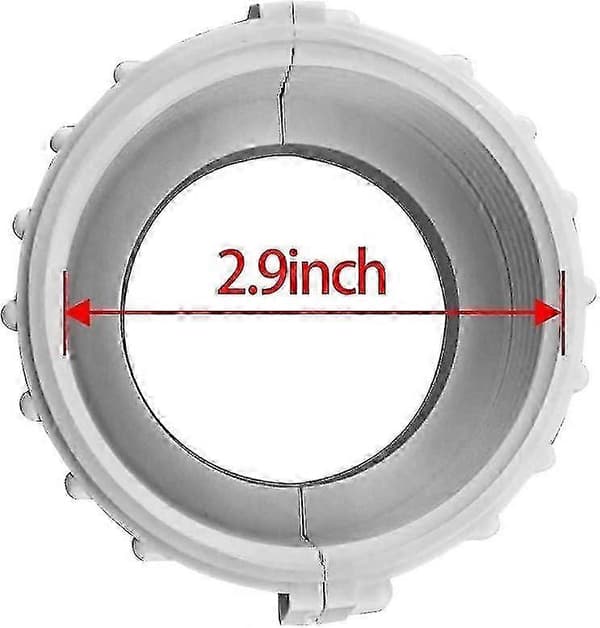 Spa boblebad varmeapparat delte mutterforbindelser med pakning/o-ringer 2-pakning