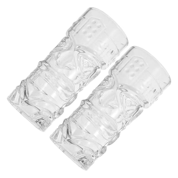 Vattenglas för dryck 2 st transparenta klara glas