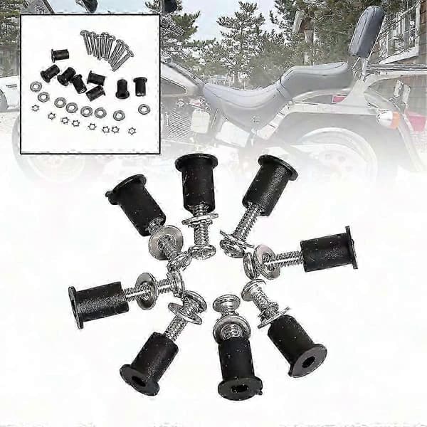 Harley Frontlyktbøtte Nacelle Brønnmuttersett Erstatning black  silver