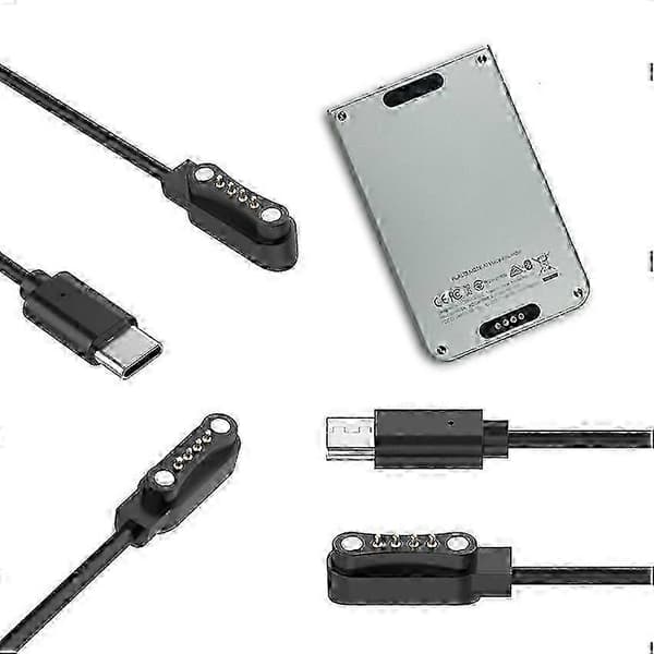 PLAUD Note AI Stemmeopptaker Magnetisk Ladekabel 1m Svart 5V