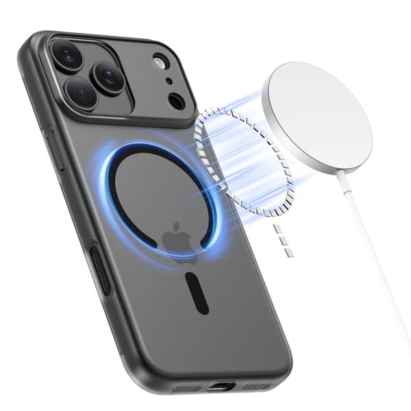 Tech-Protect iPhone 17 Pro Deksel MagSafe MagSlim Matt Svart 60