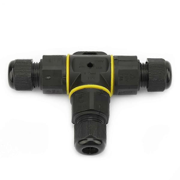 IP68 vanntett T-formet 3-pinners koblingsboks