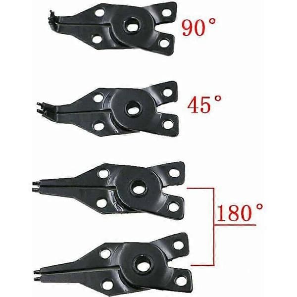 4-i-1 låseringtang, med 3 tanghoder (10-15 mm)