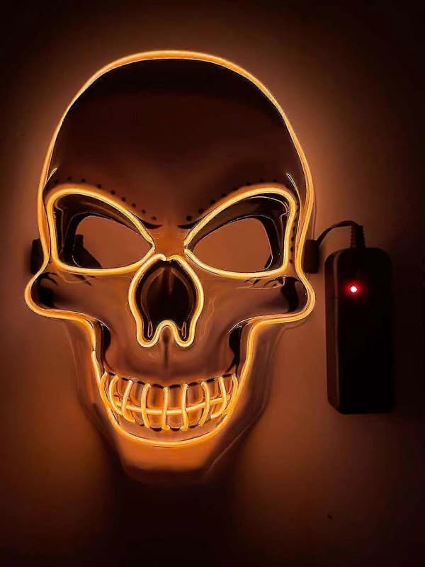 Mask Led Light Up Halloween Ansikte