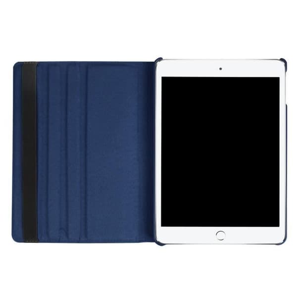 iPad 9.7 2017 Cover - Apple - 360° Rotation - Stødsikkert - PU Læder - Mørkeblå