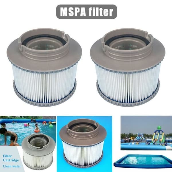 Spafilter - ROKOO - 2-pack - Filterpatroner - Diameter 110 mm - Höjd 86 mm