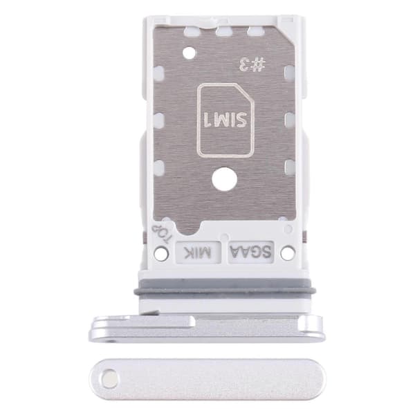 För Samsung Galaxy S23 FE SM-S711B KOMPATIBEL SIM + SIM-kortfack Silver