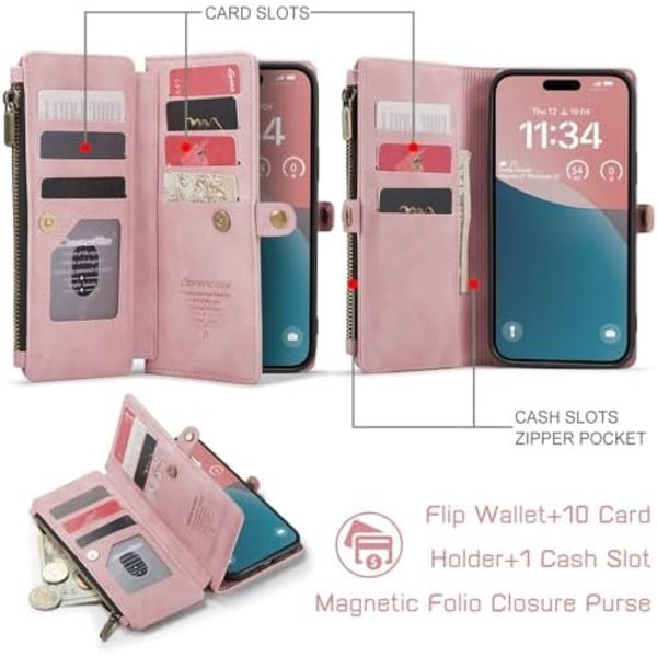 caseme 008 iphone 16 pro max pinkki ruusu pink