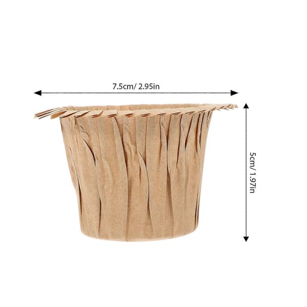 Kaffepappersbakformar Muffinsformar i papper för köksbruk, 30-pack