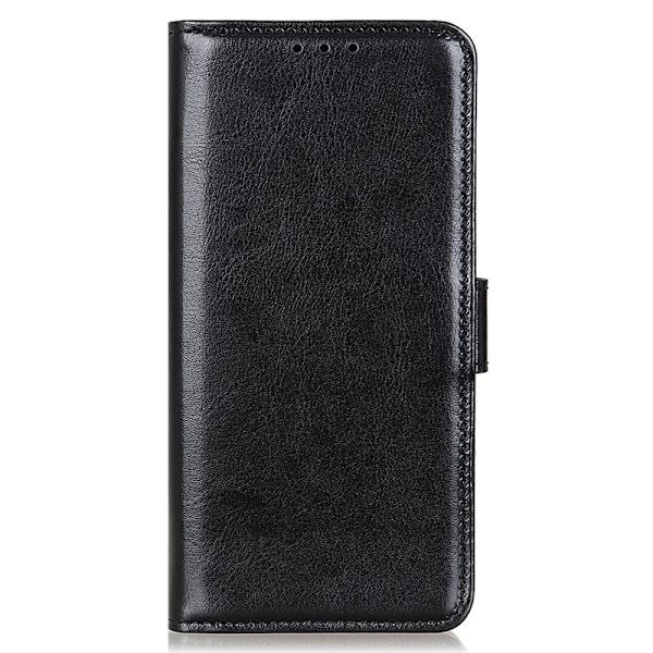 Motorola Moto G31 / G41 Kotelo Retro Nahka Musta 65