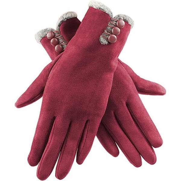 Handsker - ZGEER - Vinter - Touchscreen-kompatibel - One Size - Rød