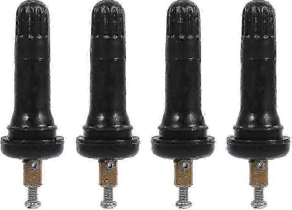 4-pack svart däcktryckssensorventilspak för bildäck Edition 0816 5 5
