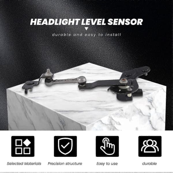 Høydenivåsensor bakre lenke, frontlyktlampe nivåsensor for Subaru Forester Impreza Legacy 2006- black