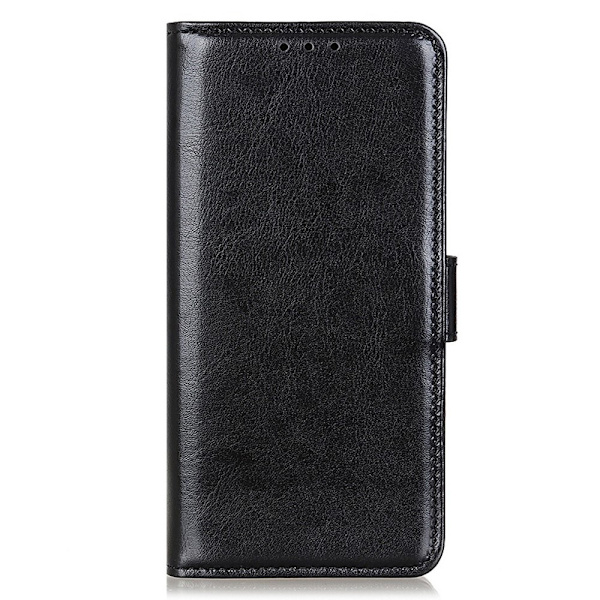 Motorola Moto G84 5G -kotelo, Crazy Horse -nahkaa, musta 75