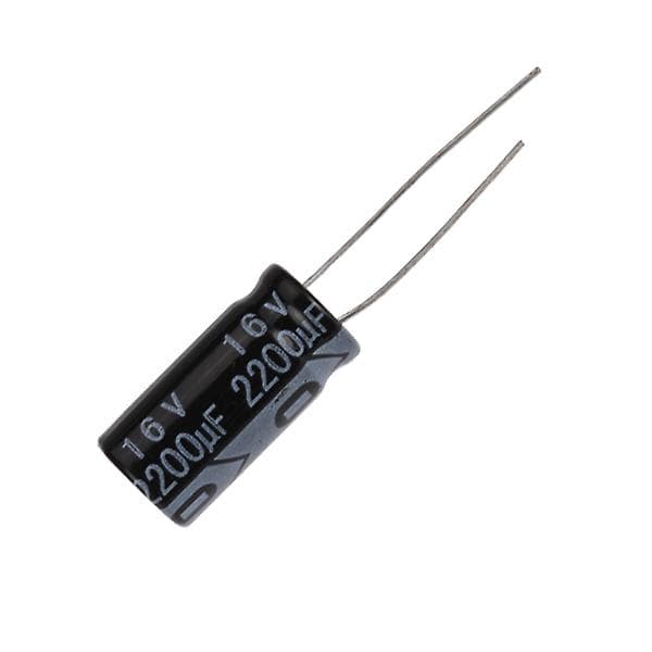 5st 16V 2200uF Elektrolytkondensator 10 x 20mm