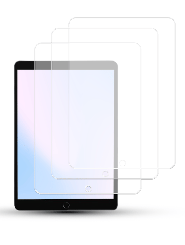 3-Pack IPAD 9TH GEN 10.2 INCH 3 PACK Screen Protector - Tempered Glass 9H - Super quality 3D