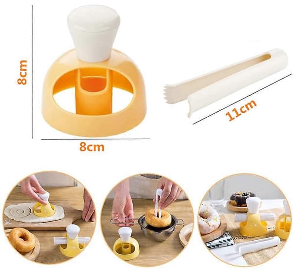 Donutform Kreativ Plastik Maker Bagning