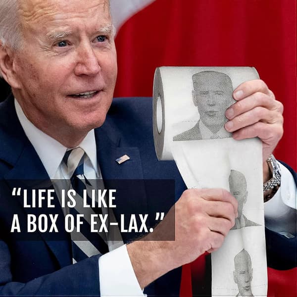 Plasser Joe Biden Toalettrull