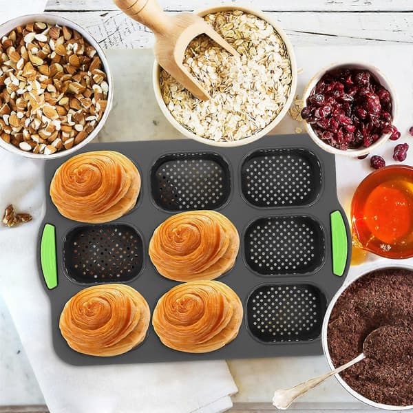 Non-Stick Silikon Kakform Värmebeständig Bakform för Hemmabruk 1 Styck