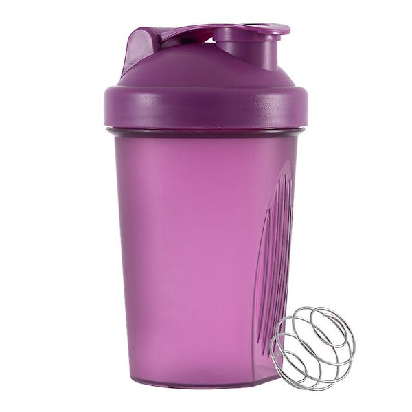 Sport Shaker Bottle 400ml Heraproteiinijauheen sekoituspullo Muovinen juomapullo