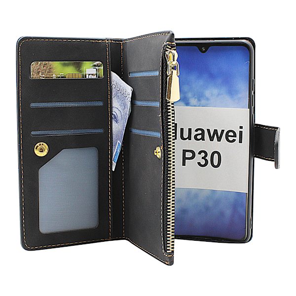 XL Standcase Luksus etui Huawei P30 (ELE-L29) Brun