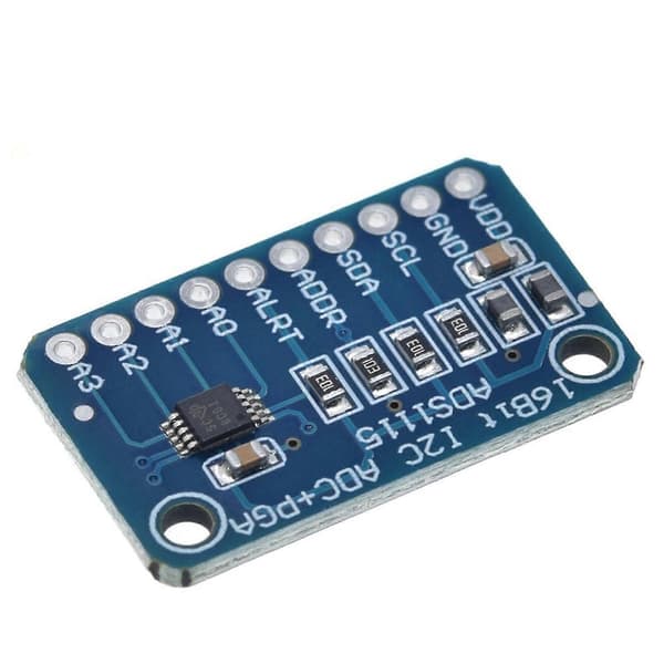 ADS1115 I2C IIC Analog til Digital Adapter 4 Kanal 16 Bit ADC Modul Adapter Programmerbar Forsterkerkort Flerfarget 1 set